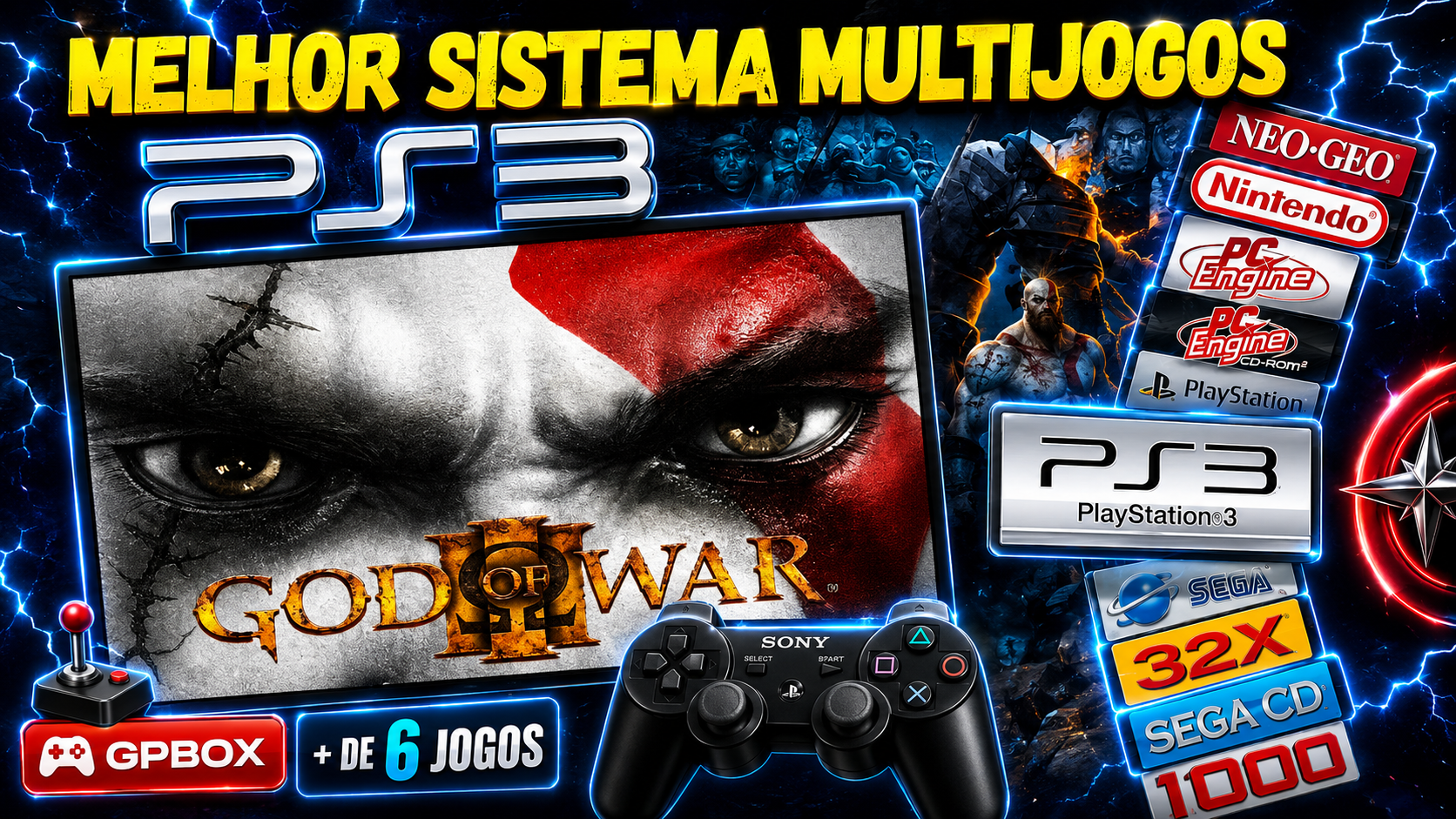 🕹️ • SISTEMA MULTI JOGOS - Pacote de jogos para TV, Android, PC etc….