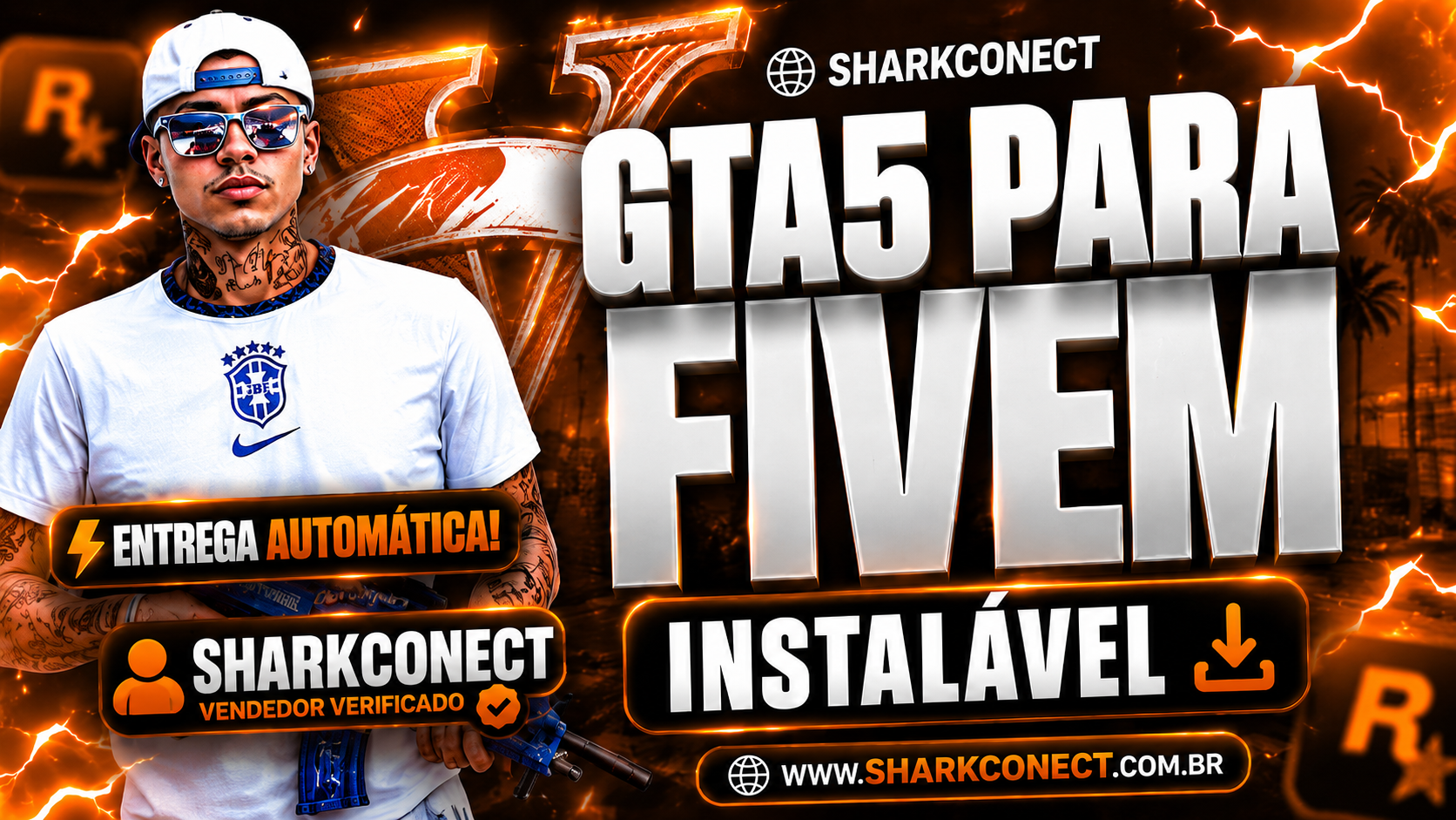 🎮 Conta Steam de GTA 5 para instalação no FiveM
