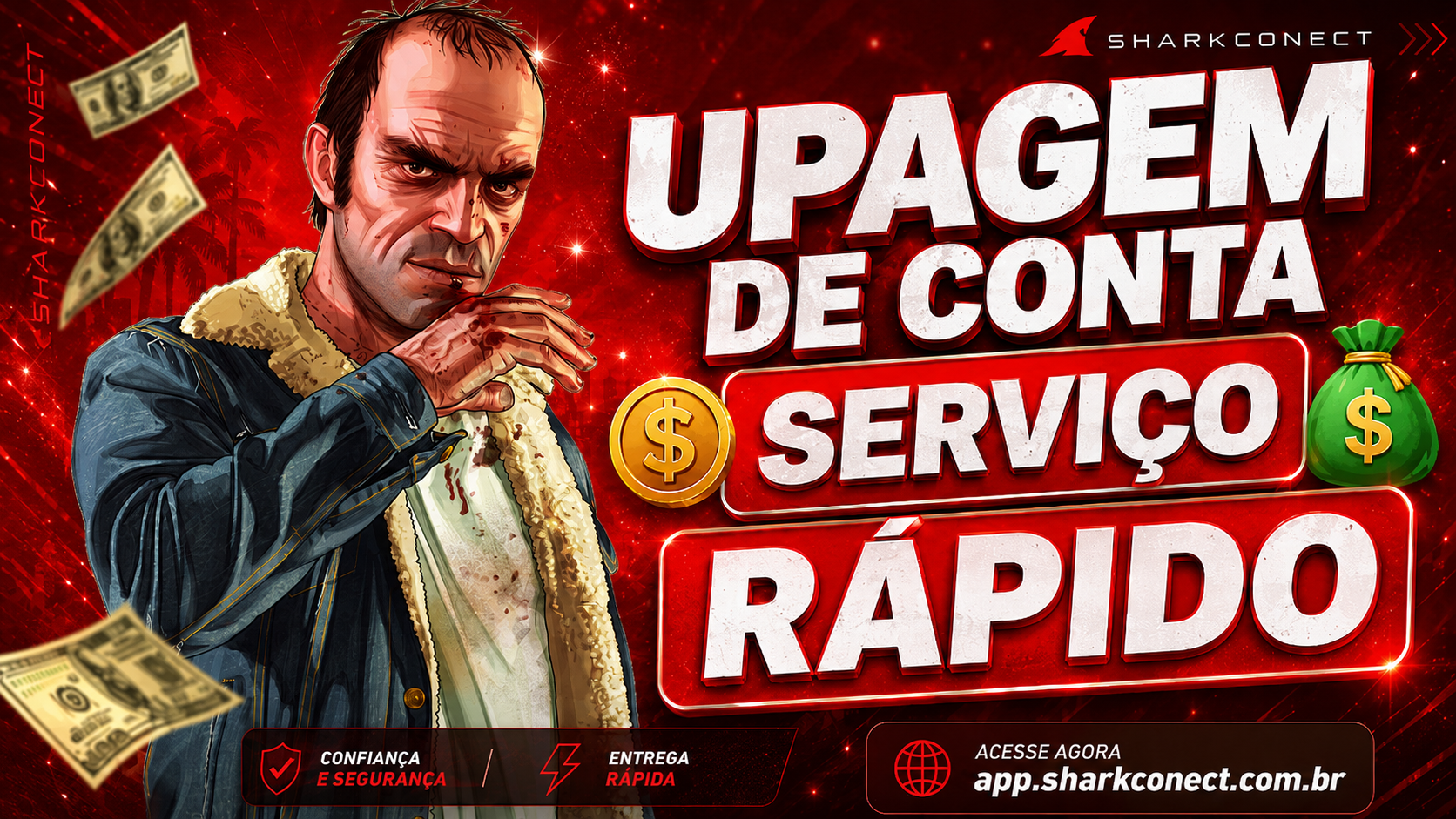 UPAGEM GTA V ONLINE ENHANCED E LEGACY DINHEIRO E UNLOCK ALL O + BARATO (PC)